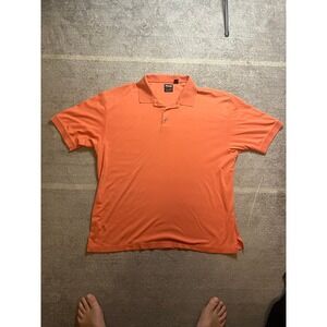 Ping Collection Mens XXL Salmon Orange Pima Cotton Short Sleeve Golf Polo Shirt